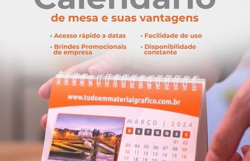 Calendário de Mesa e Suas Vantagens